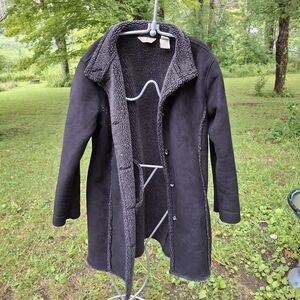 L.L.Bean faux shearling coat